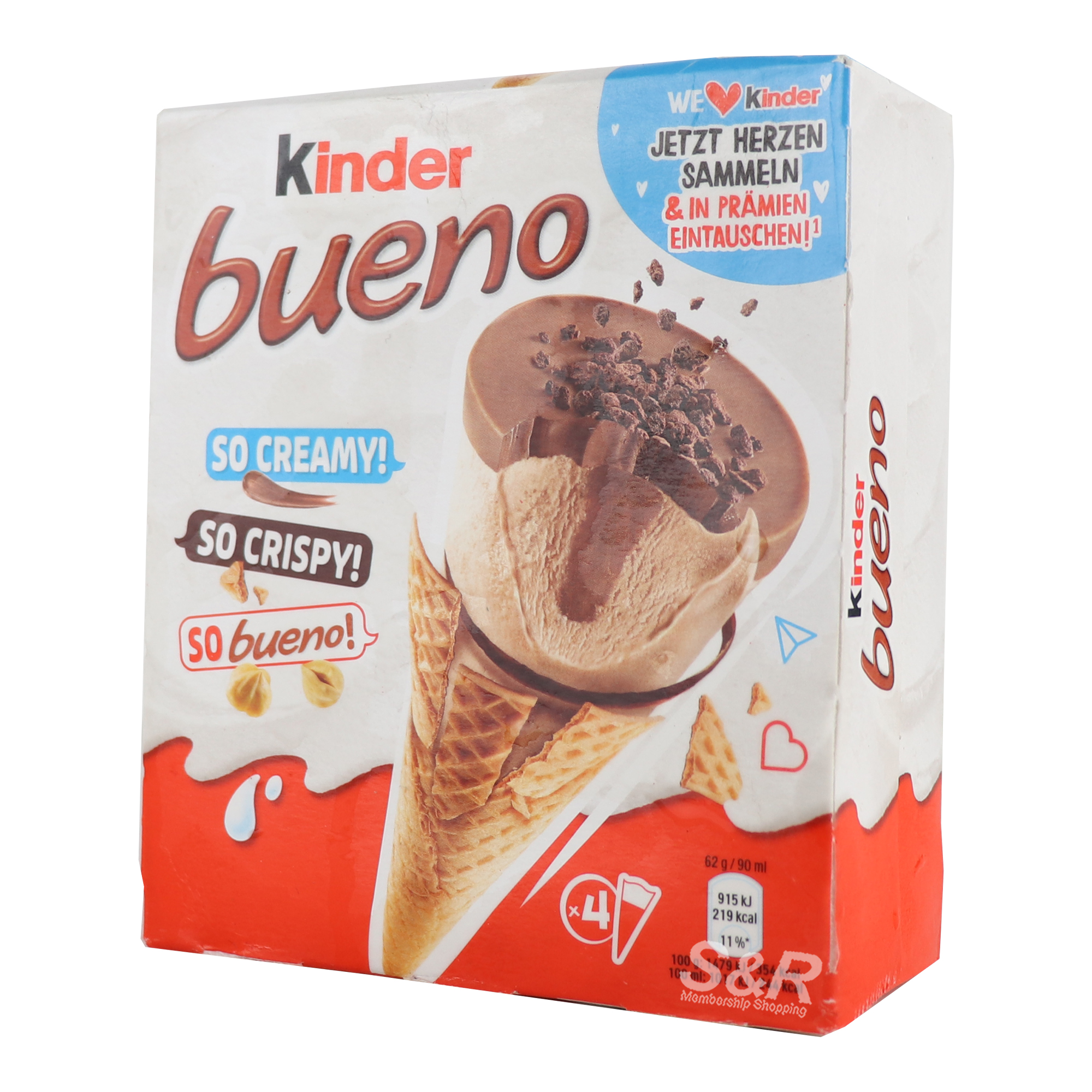Kinder Bueno Ice Cream 4pcs Kinder Bueno Ice Cream 4pcs